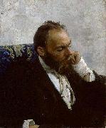 Ilya Repin Portrait of Professor Ivanov 1882 oil painting